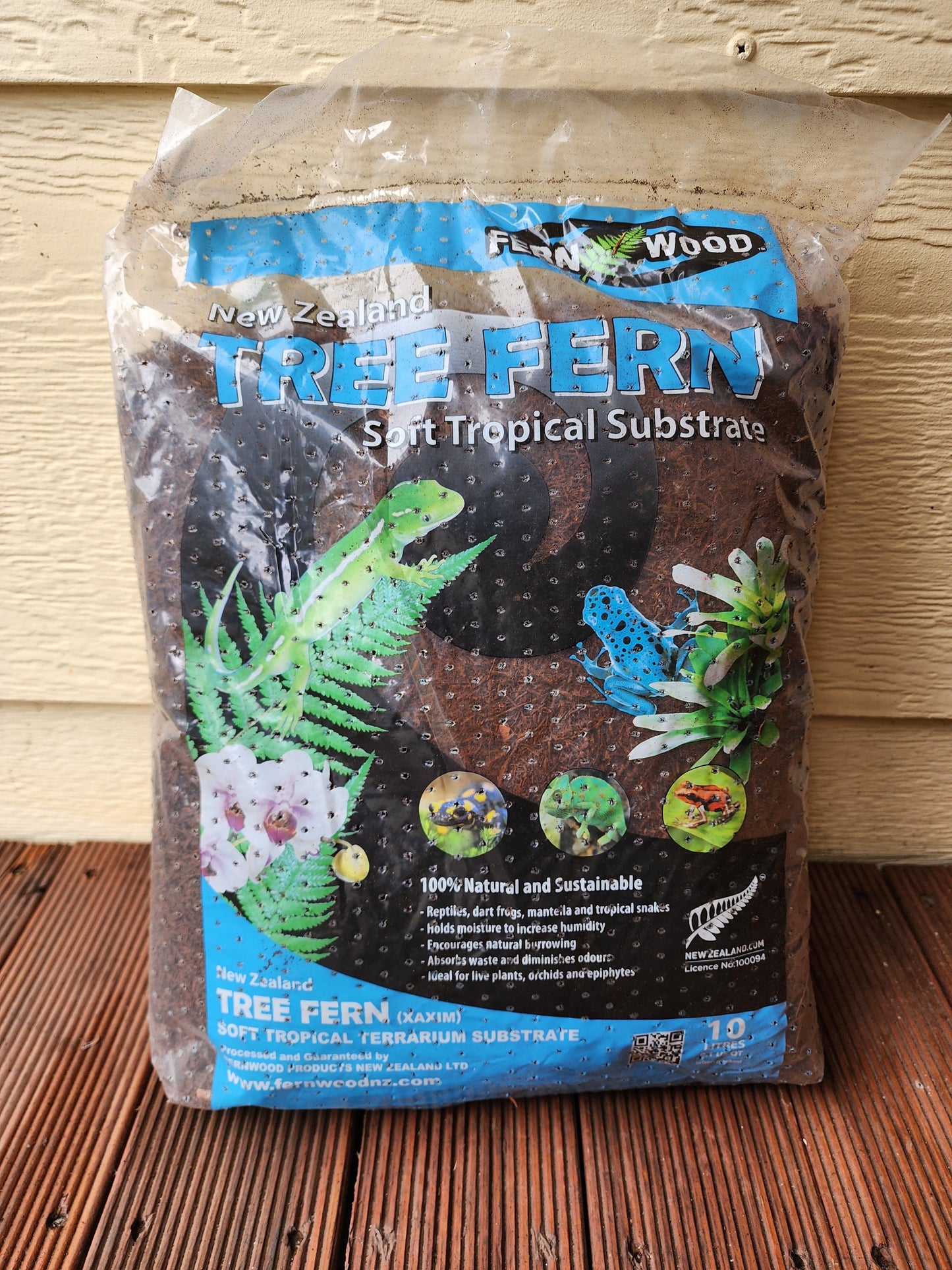 Fernwood Tree Fern Fibre 10L bag – moisture-retaining growing media for potting mix and moss poles