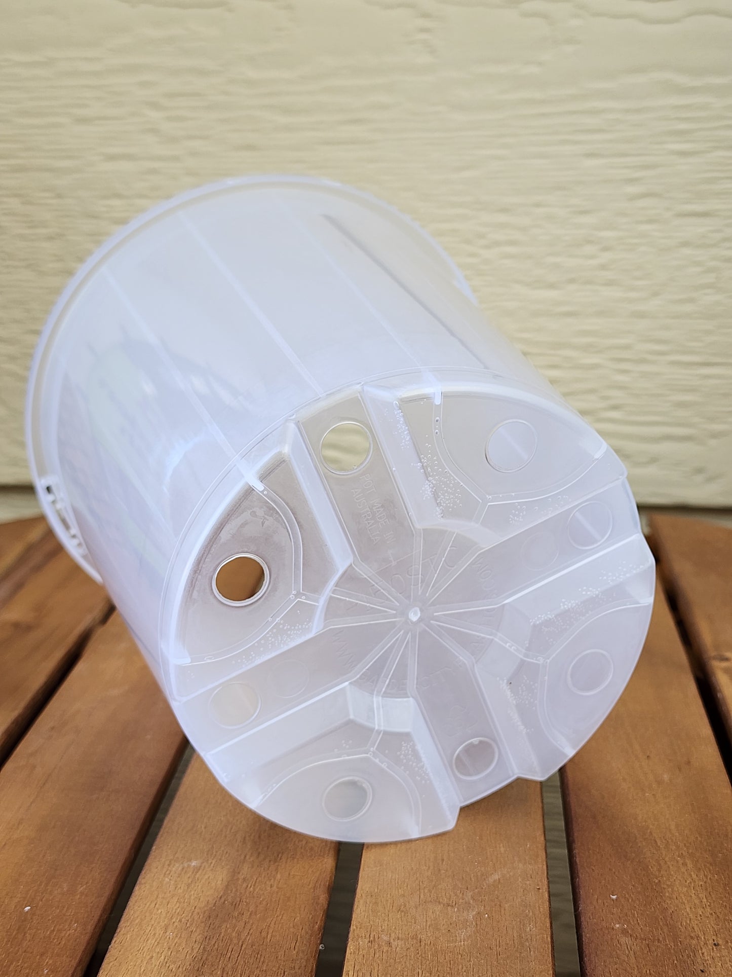 Slim Clear Nursery Pot 15cm - Leaf of Faith SA