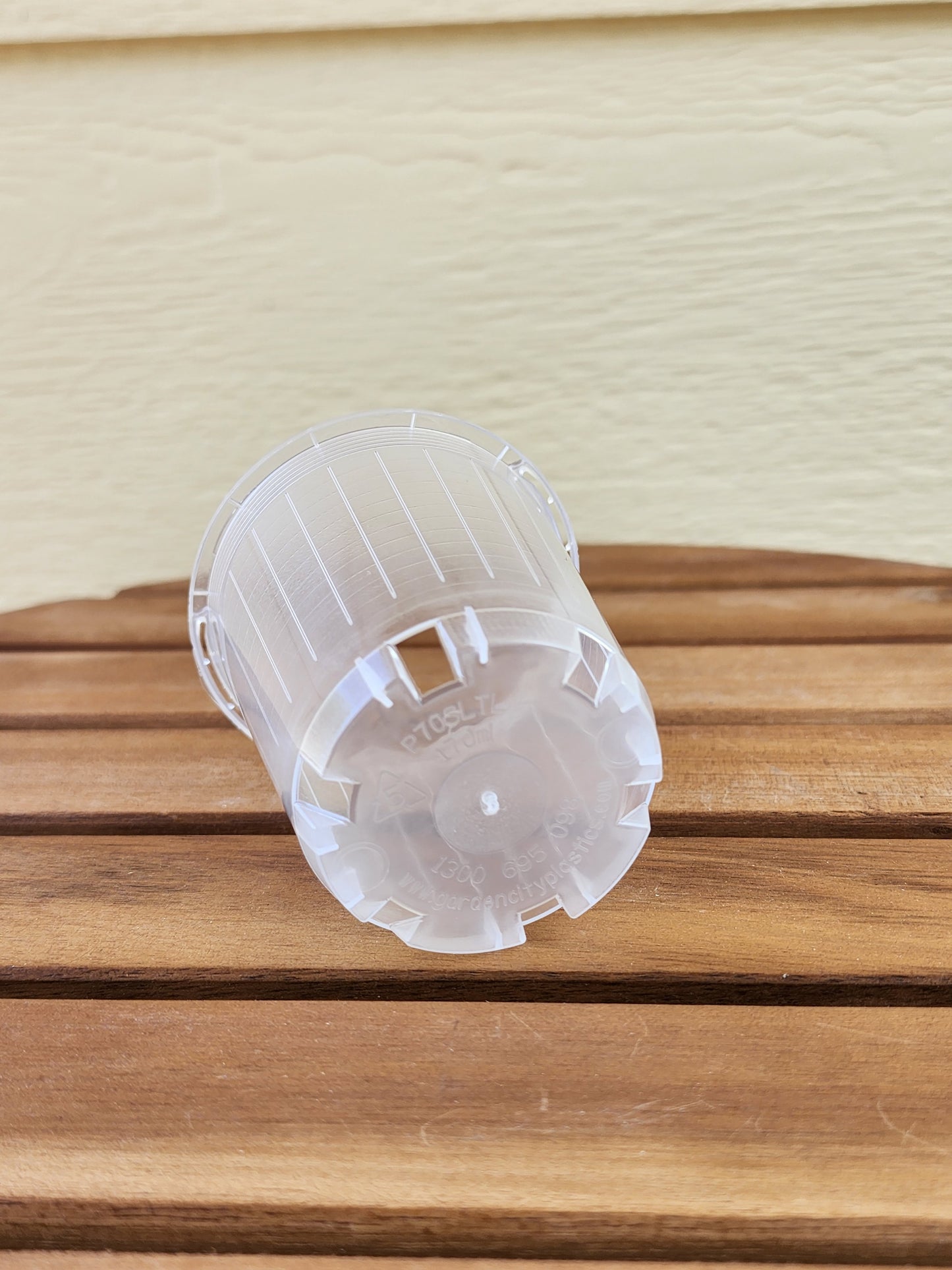 Clear Nursery Pot 7cm - Leaf of Faith SA