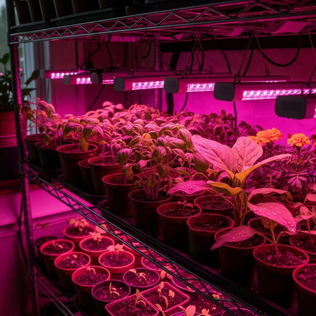 Full Spectrum Grow Light for Seeding