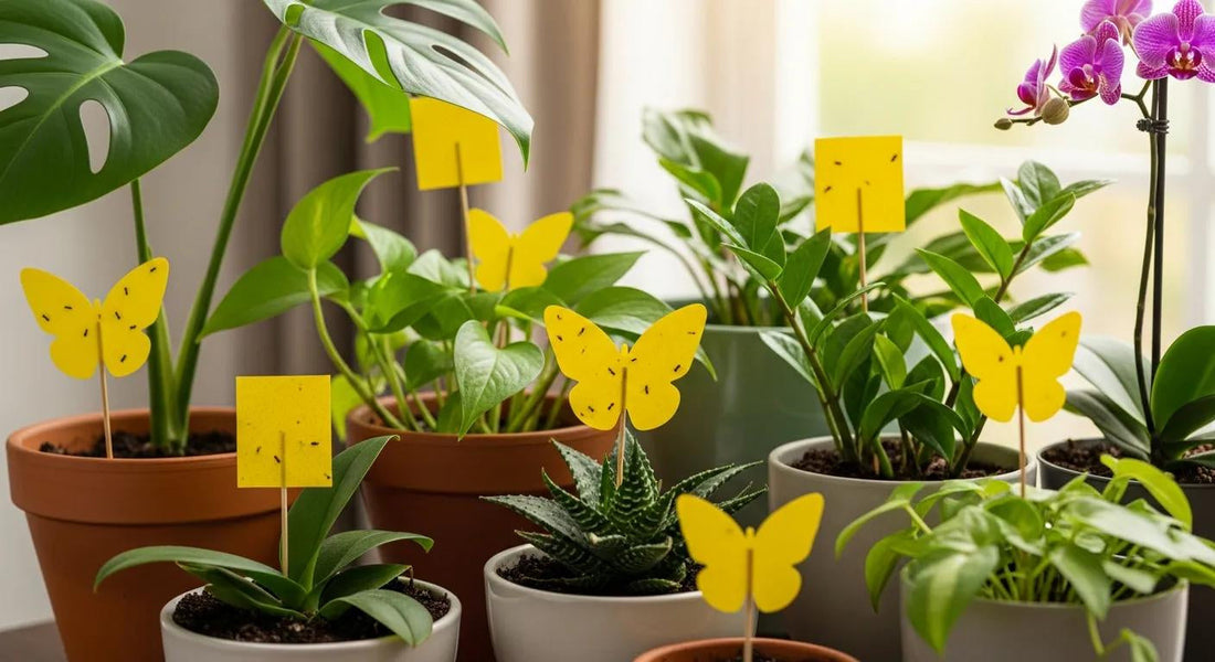 Control Pests Naturally with Yellow Insect Traps for Plants