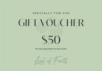 The Gift of Choice: Leaf of Faith SA Gift Card