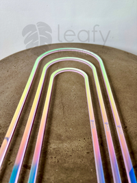 leafy™ Acrylic Arch Trellis Iridescent - Leaf of Faith SA