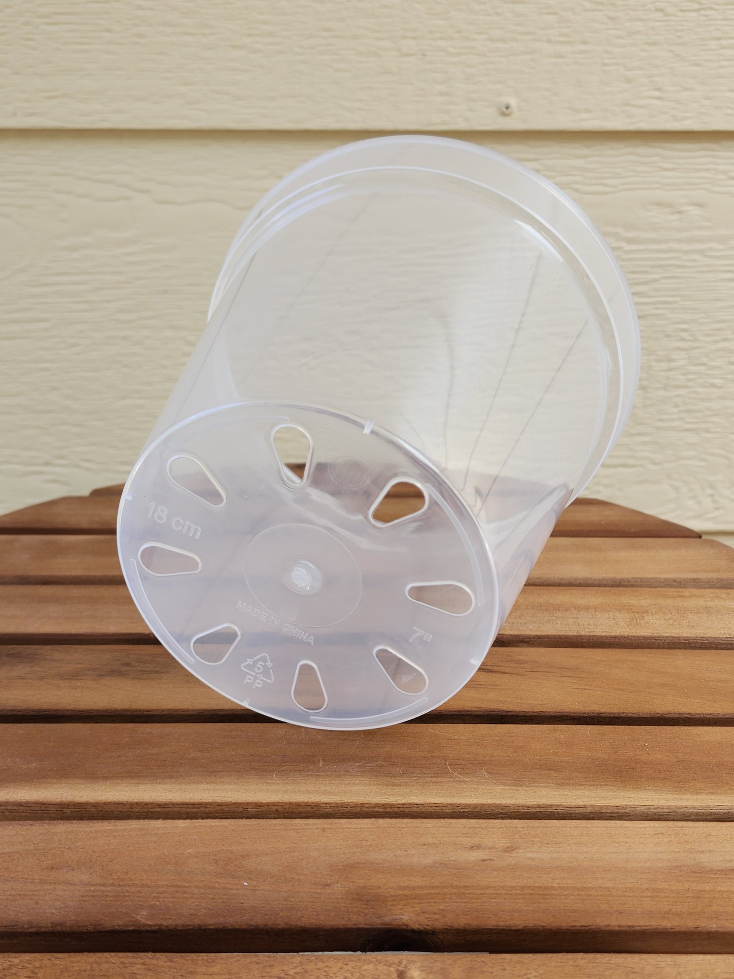 Clear Nursery Pot 18cm - Leaf of Faith SA